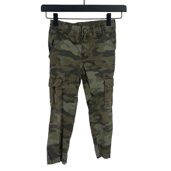 Carter’s Kids Boys Green Camouflage Cargo Pants Size 5 - Picture 4 of 6